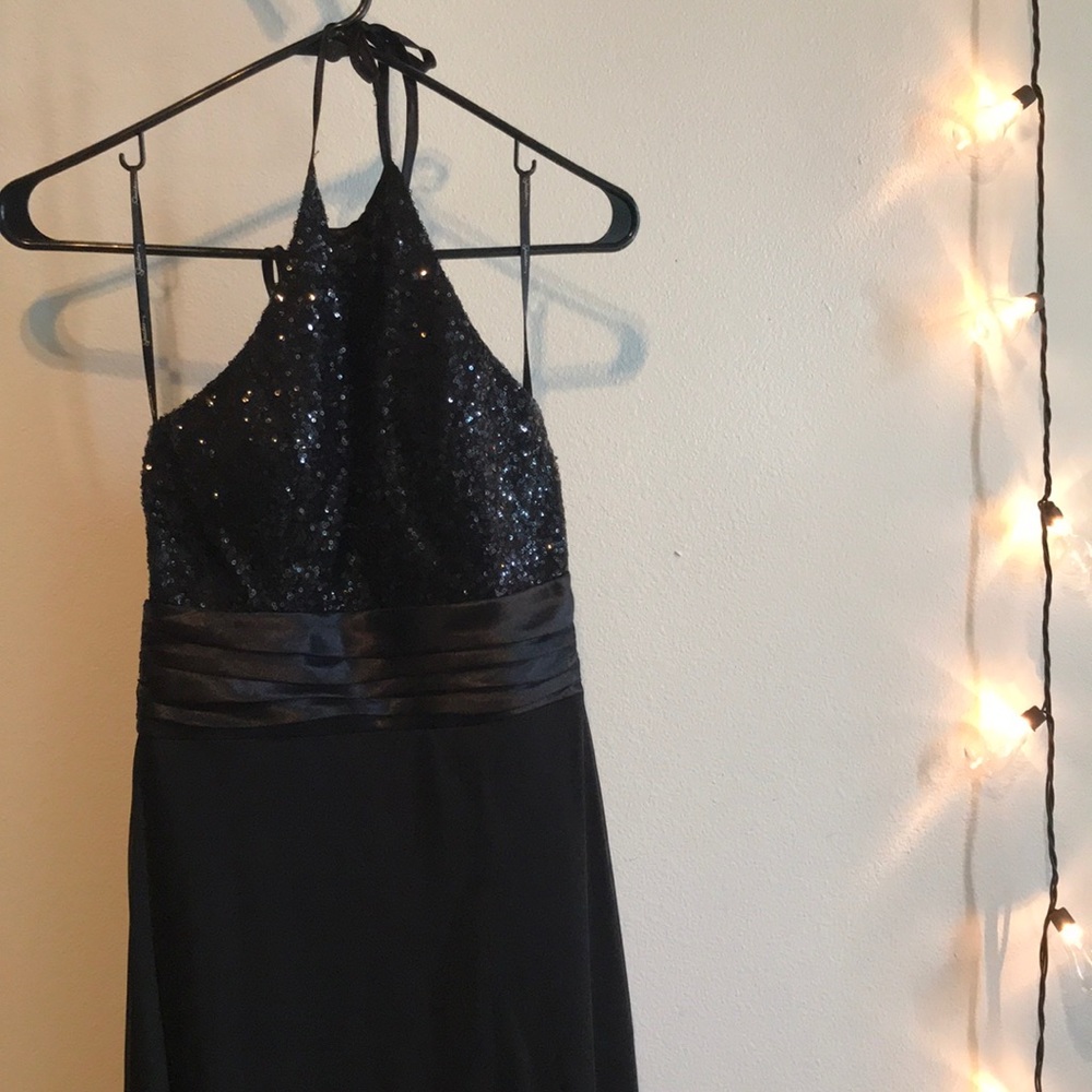 Speechless Black Sequin Formal Dress